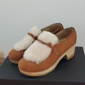 No. 6 Shearling Clogs